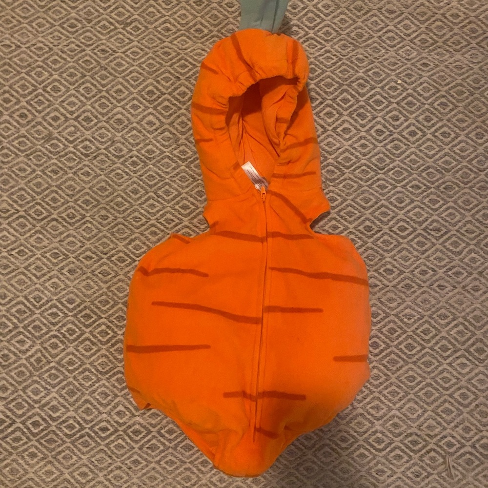 Carrot Hooded Costume 6-9 months